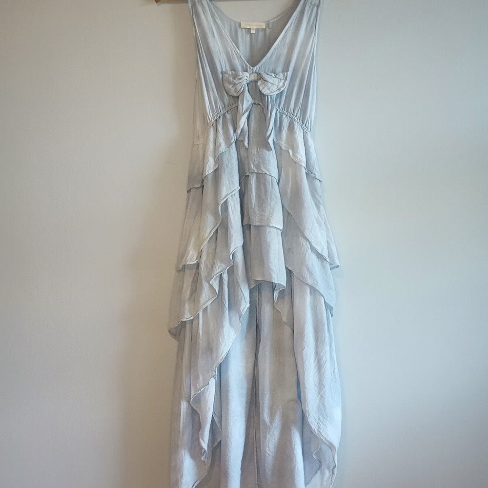 LoveShackFancy High-Low Ruffle Dress - Picture 2 of 4